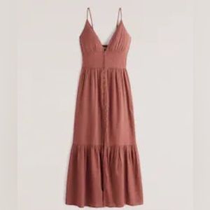 Abercrombie Button Through Maxi Dress